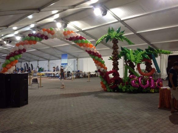 BACI 2014 Entrance decor