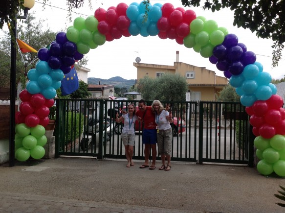 Baci 2014. 16" balloons sized to 12" but pre-stretched due to temperature and location